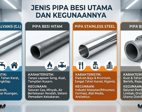 jenis pipa besi