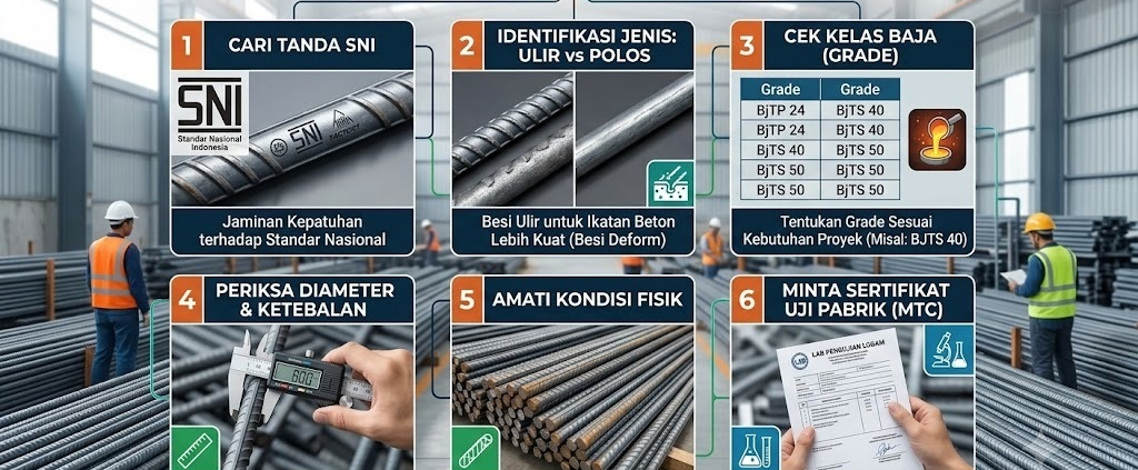 Memilih Besi Beton Berkualitas
