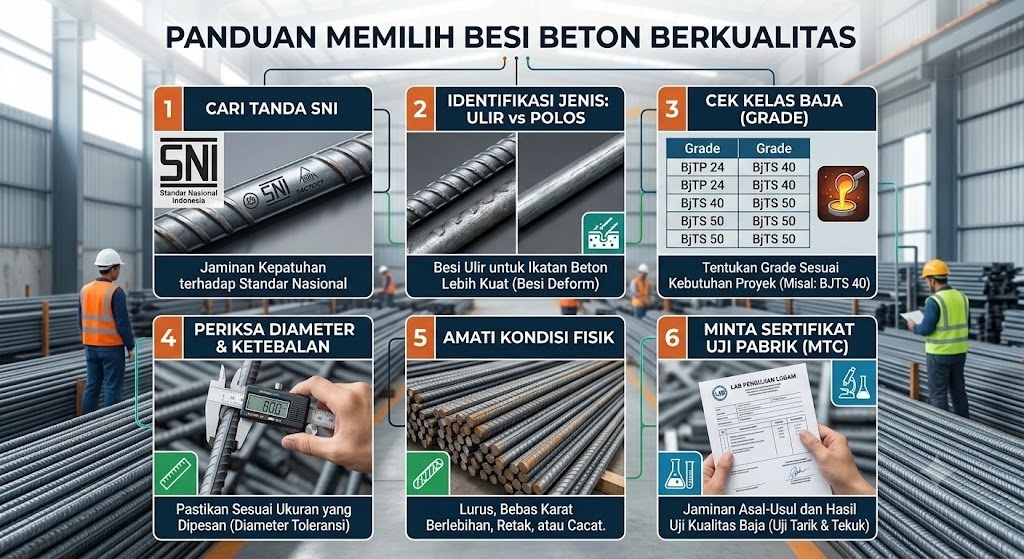 Memilih Besi Beton Berkualitas