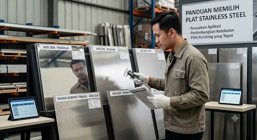 Memilih Plat Stainless Steel