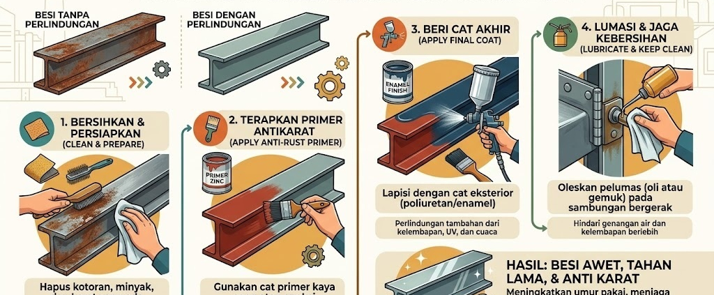 Mencegah Karatan pada Besi