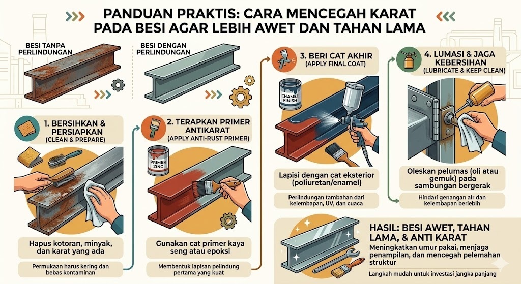 Mencegah Karatan pada Besi