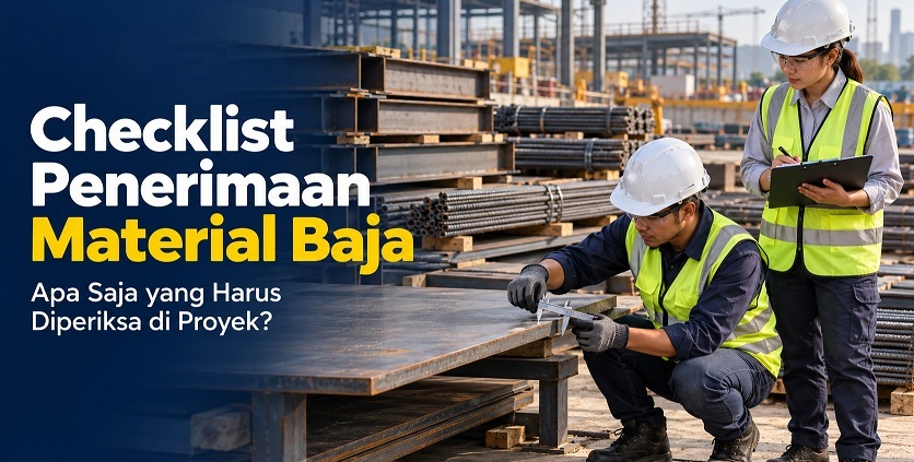 Checklist Penerimaan Material Baja di Proyek