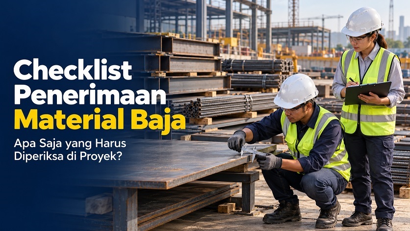 Checklist Penerimaan Material Baja di Proyek